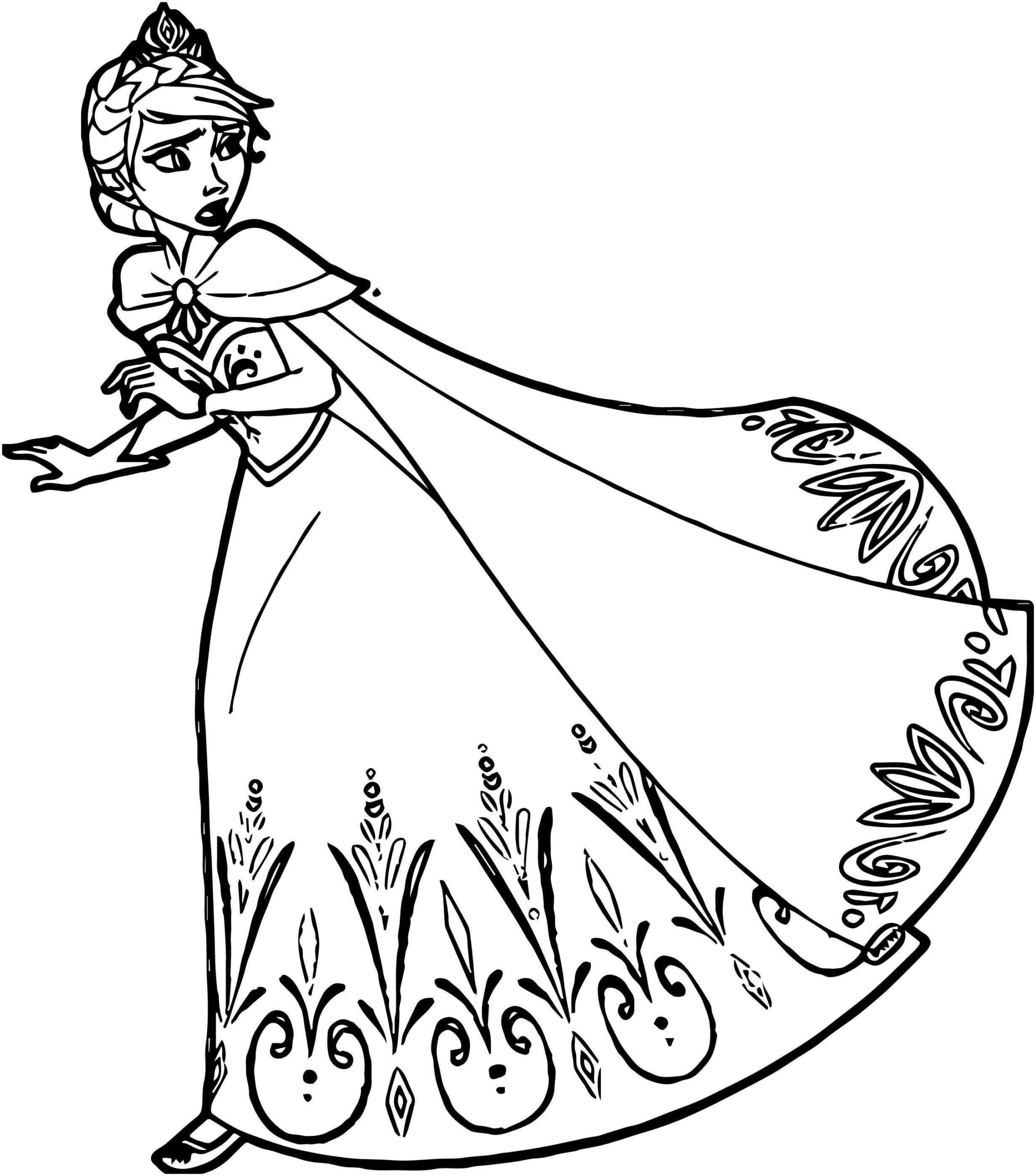 Elsa coloring sheets printable Elsa coloring sheets printable
