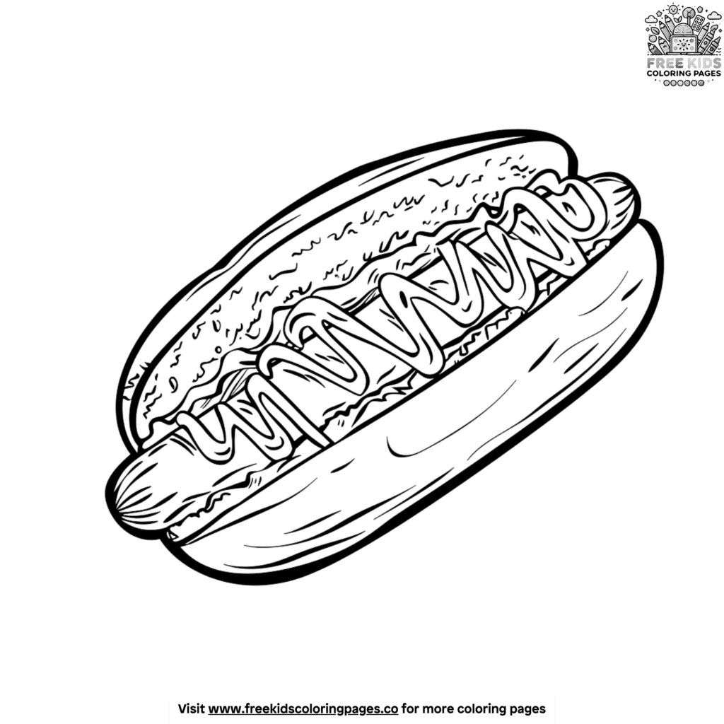 Enticing Cute Junk Food Coloring Pages Enticing Cute Junk Food Coloring Pages
