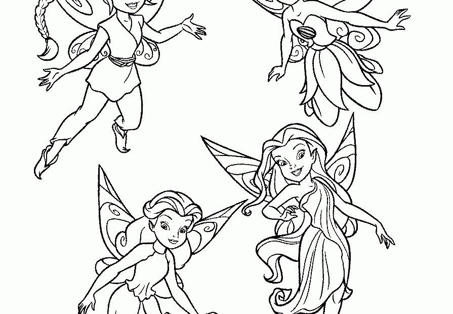Fairies Printable Coloring Pages COLORING PAGES PRINTABLE COM