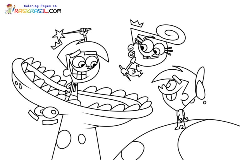 Fairly Odd Parents Coloring Pages