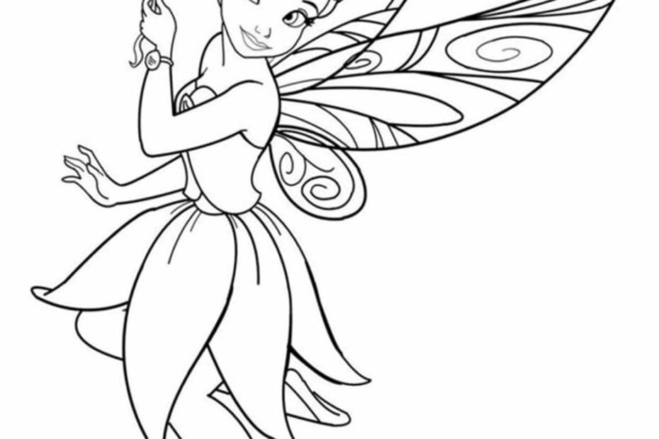 Fairy Colouring Pages Clip Art Library The Best Porn Website