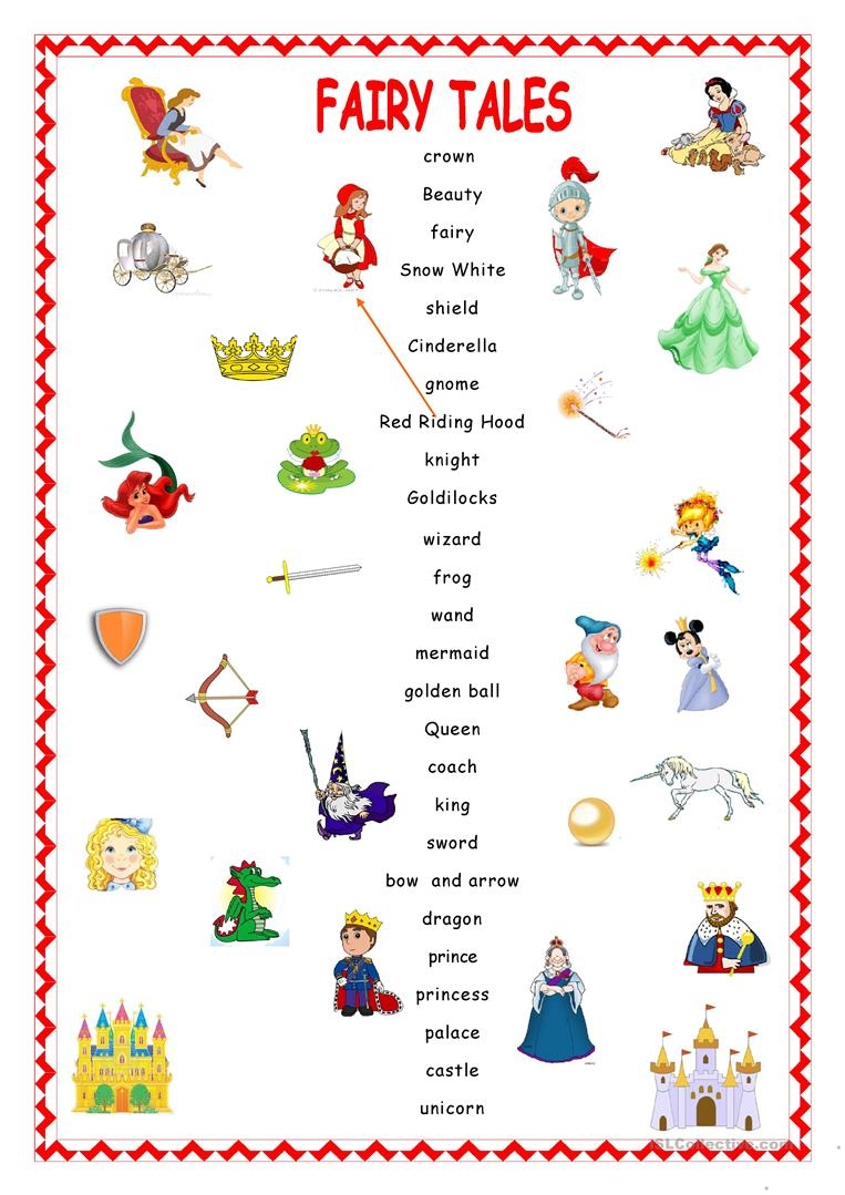 Fairy Tales Printable Worksheets Printable Worksheets
