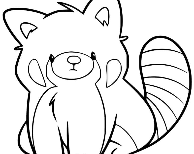 Family Red Panda Coloring Page Free Printable Coloring Pages For Kids