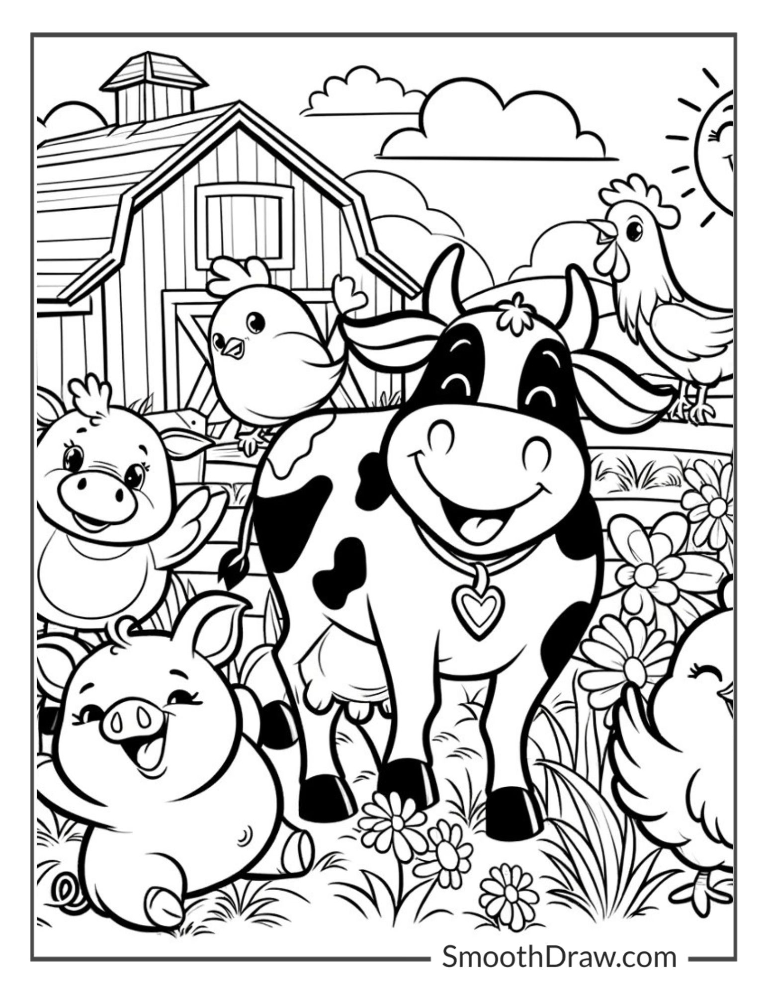 farm coloring pages for adults farm coloring pages for adults
