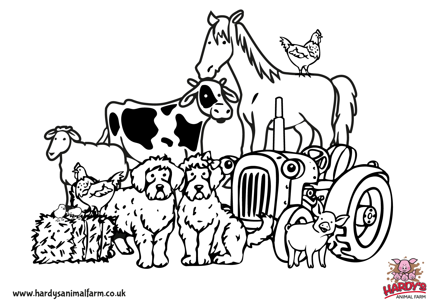 free printable farming coloring pages