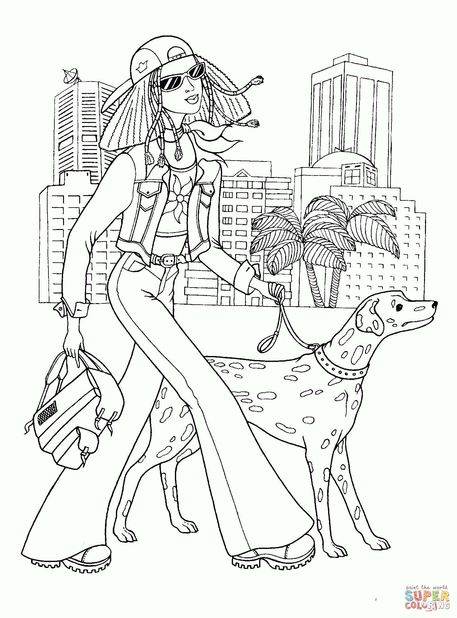 Fashion Coloring Pages For Teenager Coloring Home