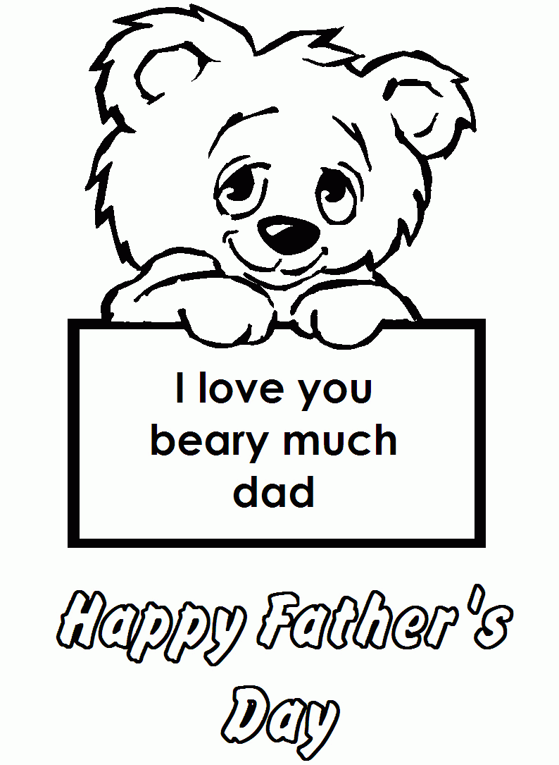 Father 39 s Day Colouring Pages Father 39 s Day Colouring Pages