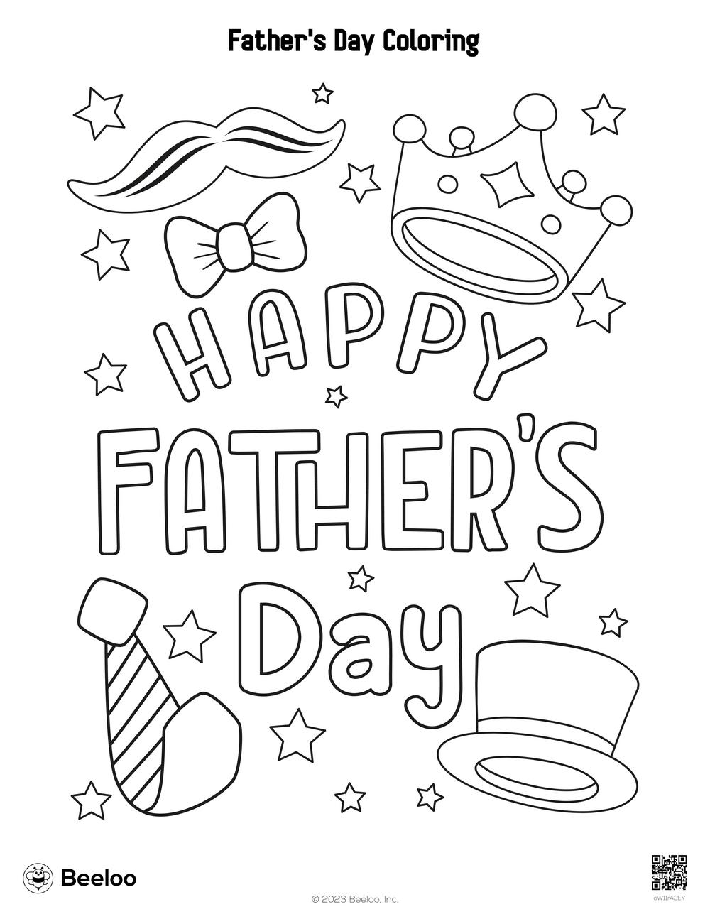Father 39 s Day themed Coloring Pages Beeloo Printable Crafts And Father 39 s Day themed Coloring Pages Beeloo Printable Crafts And