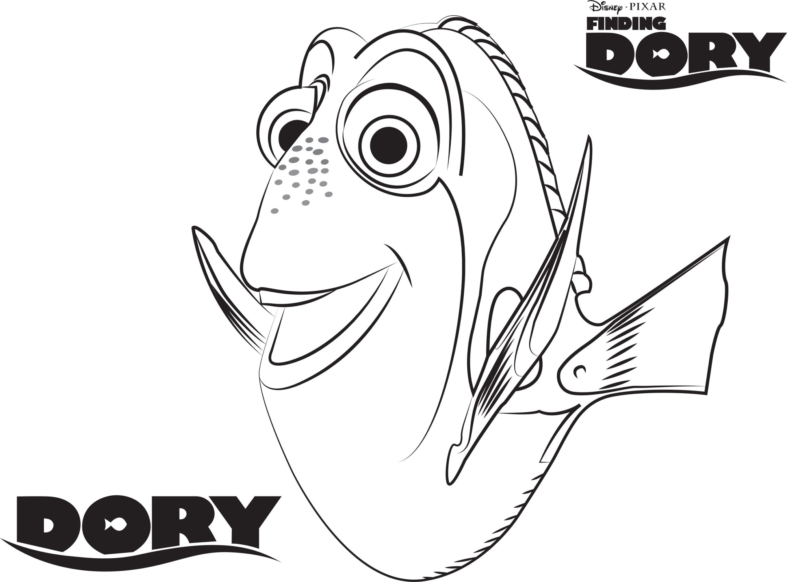 Finding Dory Coloring Pages Coloring Home Finding Dory Coloring Pages Coloring Home