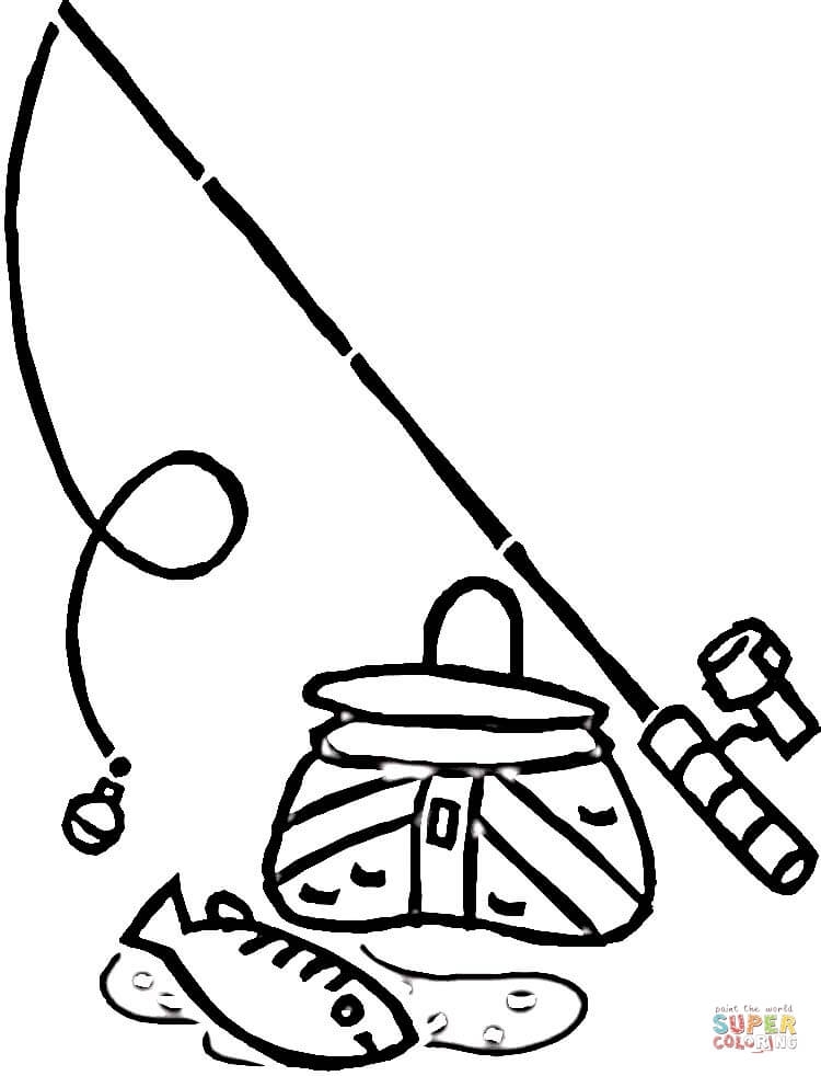 Fishing Coloring Page ClipArt Best Fishing Coloring Page ClipArt Best