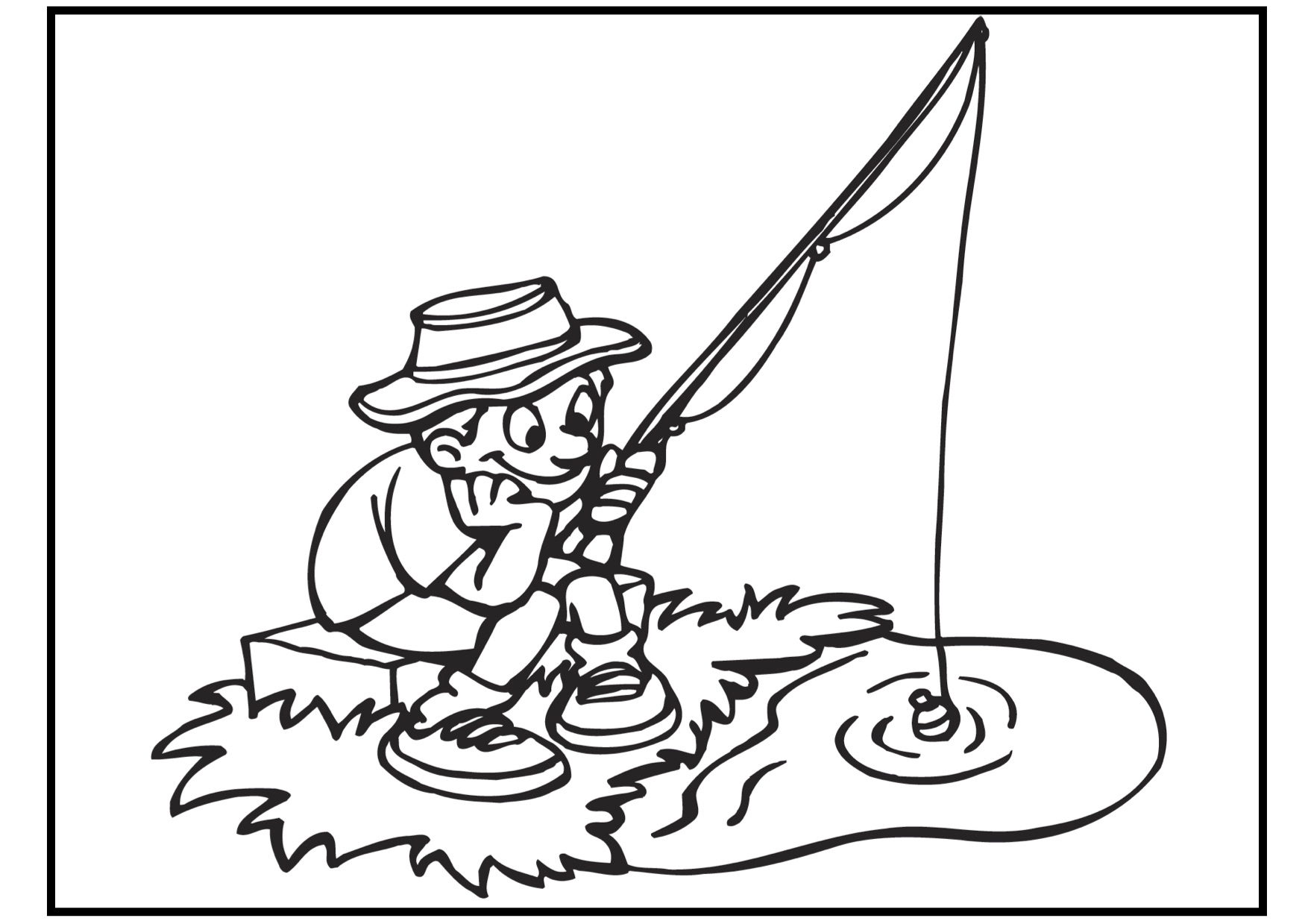 Fishing Coloring Pages Best Coloring Pages For Kids Fishing Coloring Pages Best Coloring Pages For Kids