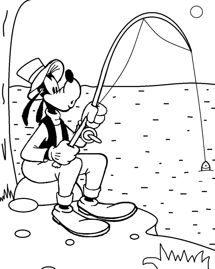 fishing coloring pages free fishing coloring pages free