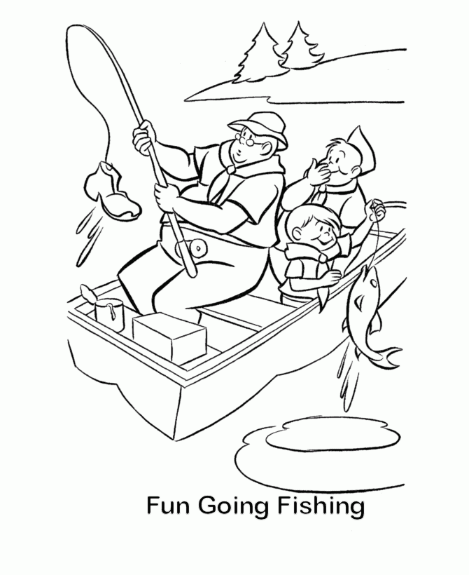 Fishing Coloring Pages Best Coloring Pages For Kids Fishing Coloring Pages Best Coloring Pages For Kids