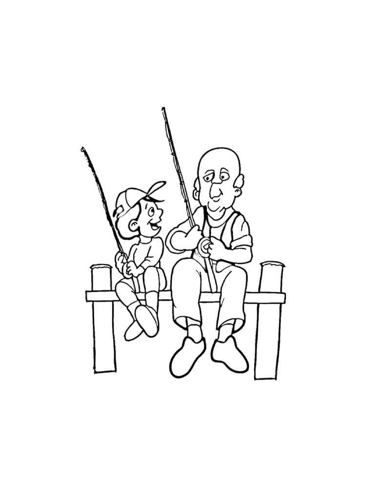 Fishing Coloring Pages Fishing Coloring Pages