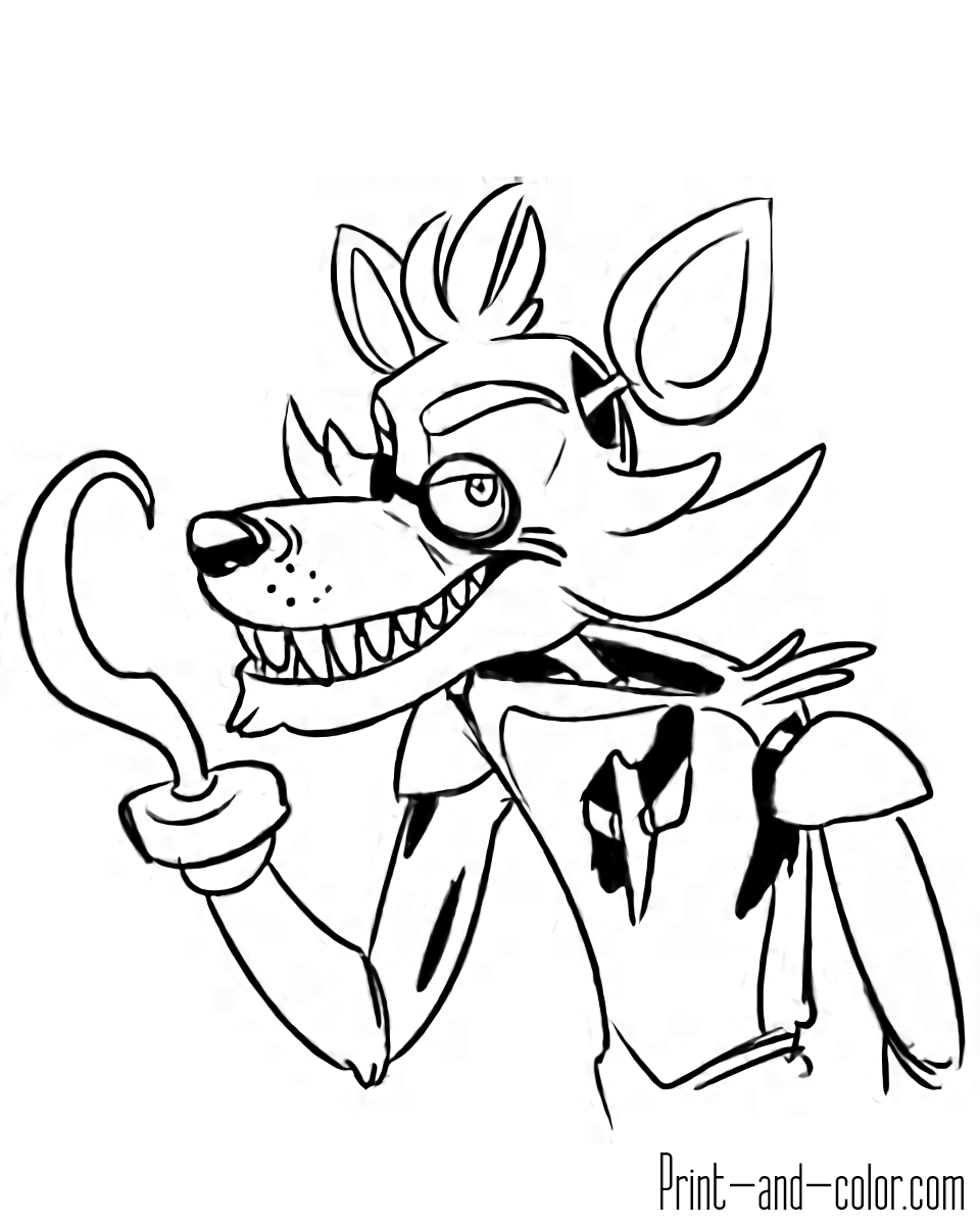 Five Nights At Freddy 39 s Coloring Pages Print And Color Five Nights At Freddy 39 s Coloring Pages Print And Color