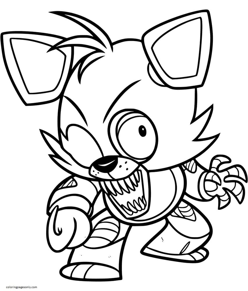 Five Nights At Freddy 39 s Foxy Coloring Page Free Printable Coloring Pages Five Nights At Freddy 39 s Foxy Coloring Page Free Printable Coloring Pages