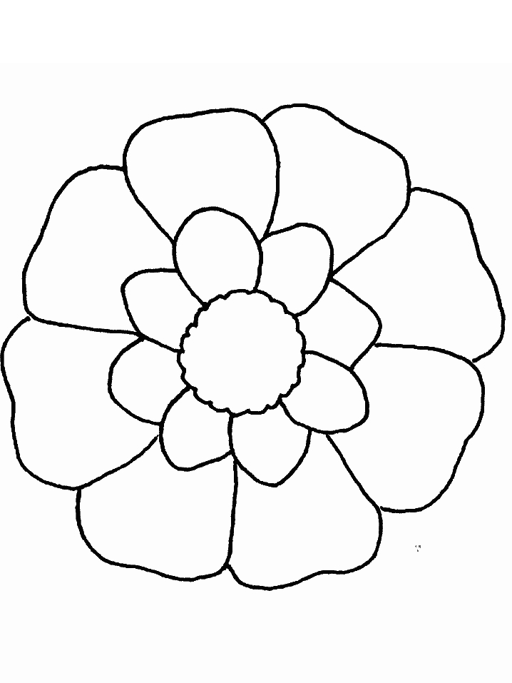Flower Free Coloring Page Coloring Book 