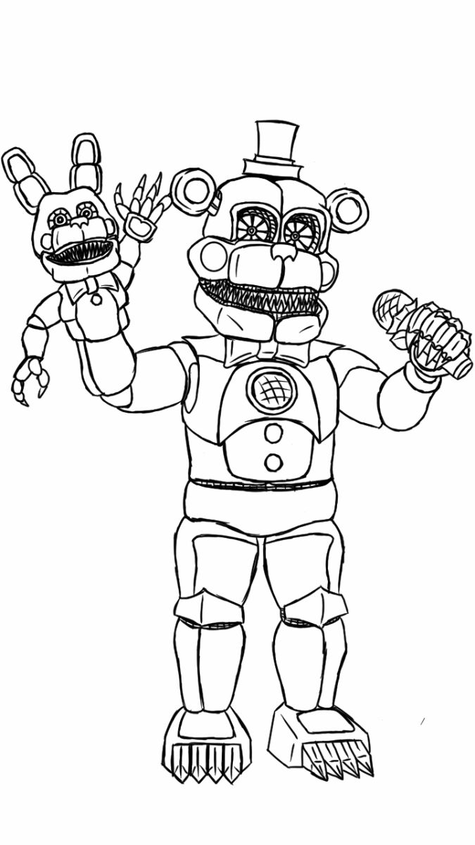 FNaF coloring pages online free FNaF coloring pages online free