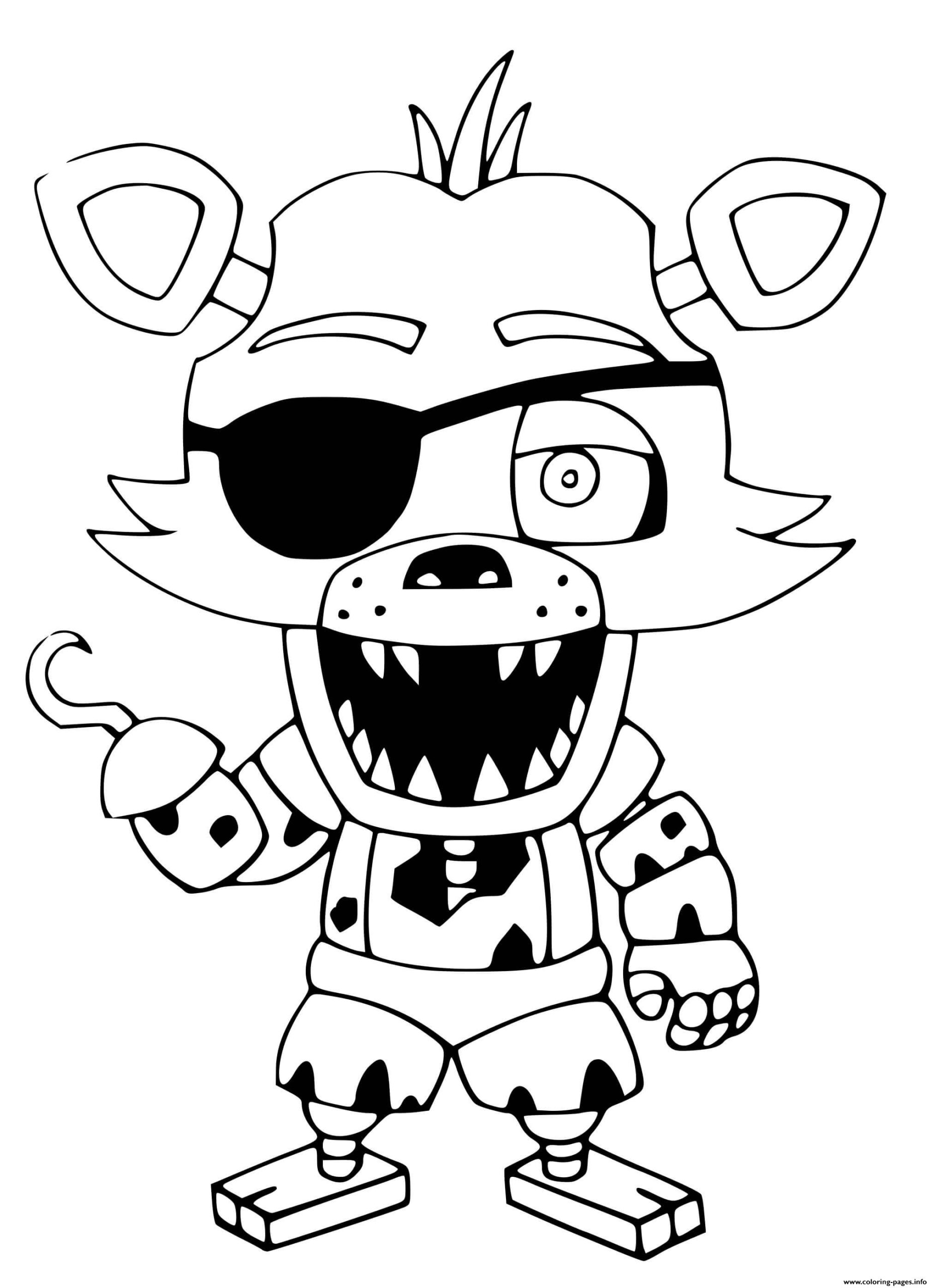 FNaF colouring sheet kid friendly FNaF colouring sheet kid friendly
