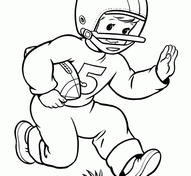Football Coloring Pages 036