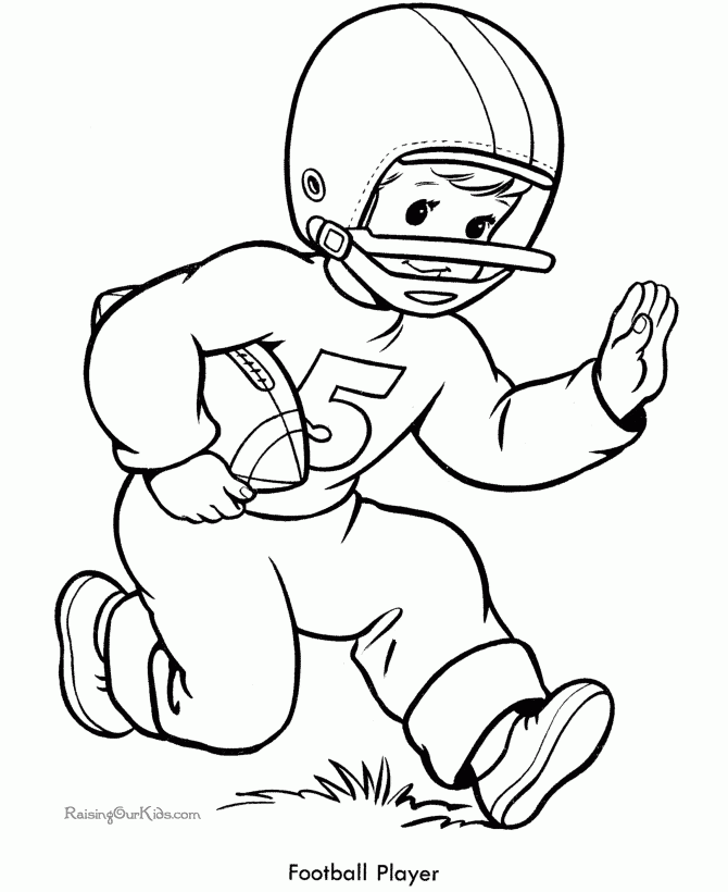 Football Coloring Pages 036