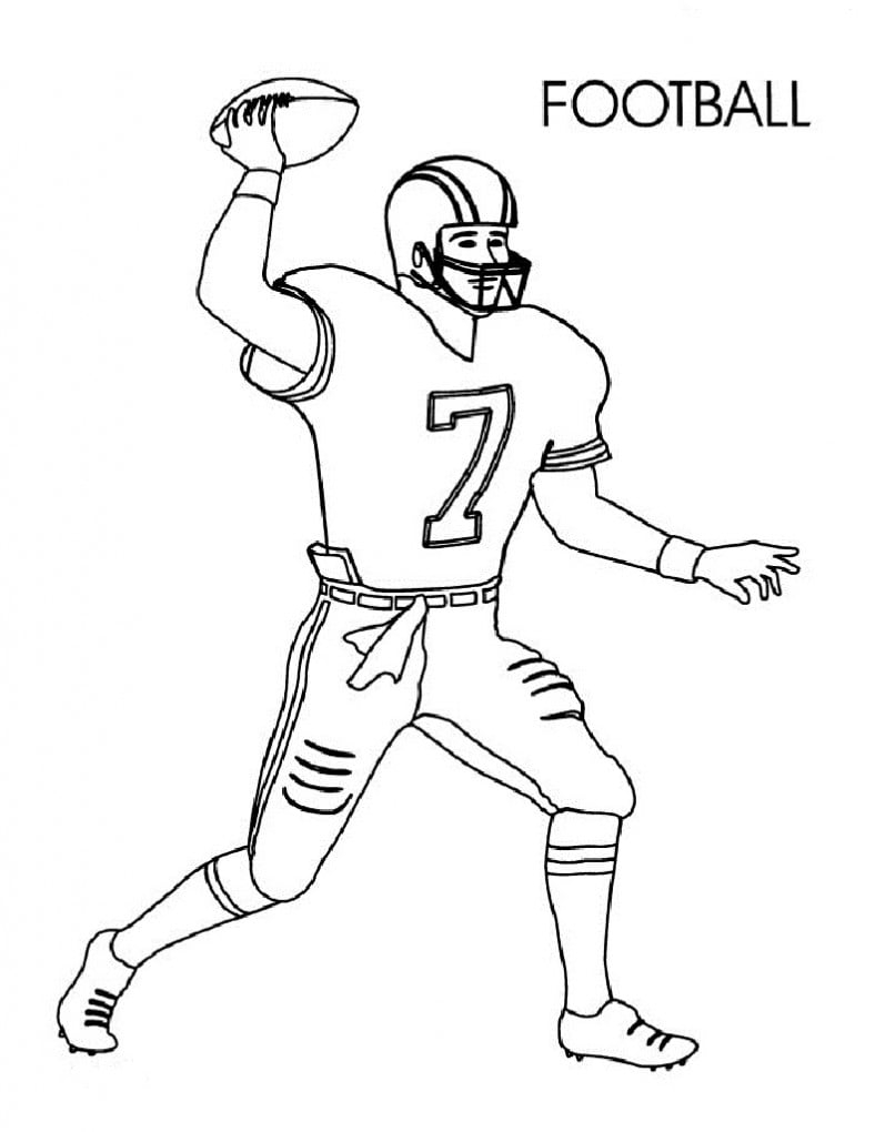 football printable coloring pages football printable coloring pages