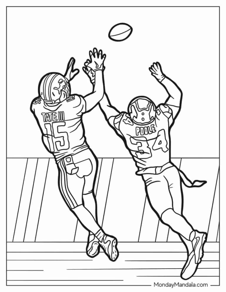 Football Coloring Pages Free Printable Football Drawings For Coloring Football Coloring Pages Free Printable Football Drawings For Coloring