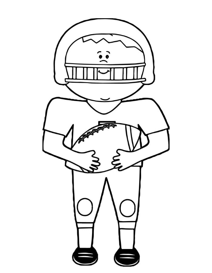 Football Coloring Pages Free Printable PDF 