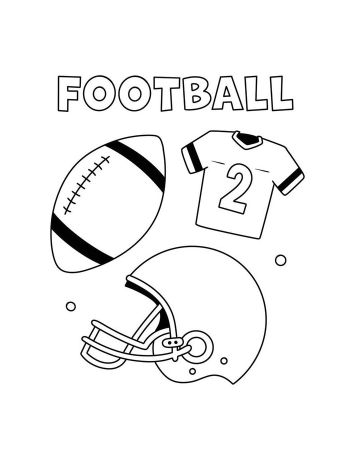 free football coloring page