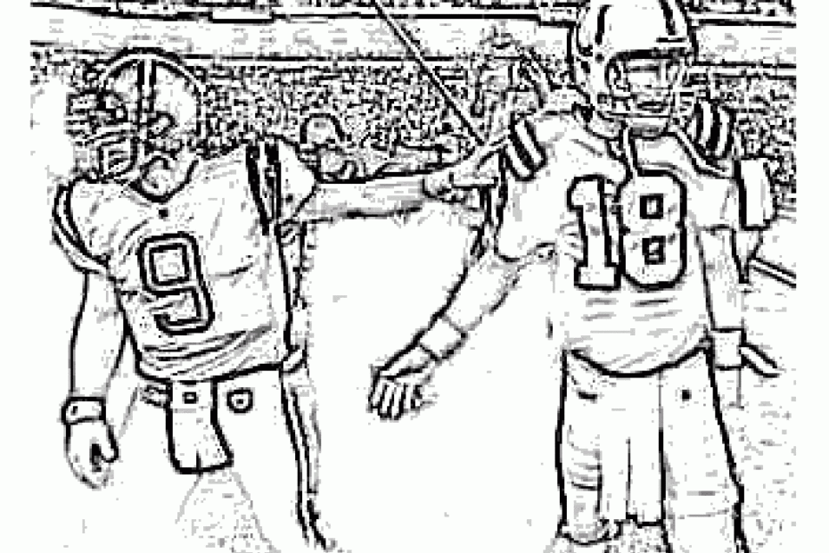 Football Coloring Pages Printable Coloring Home
