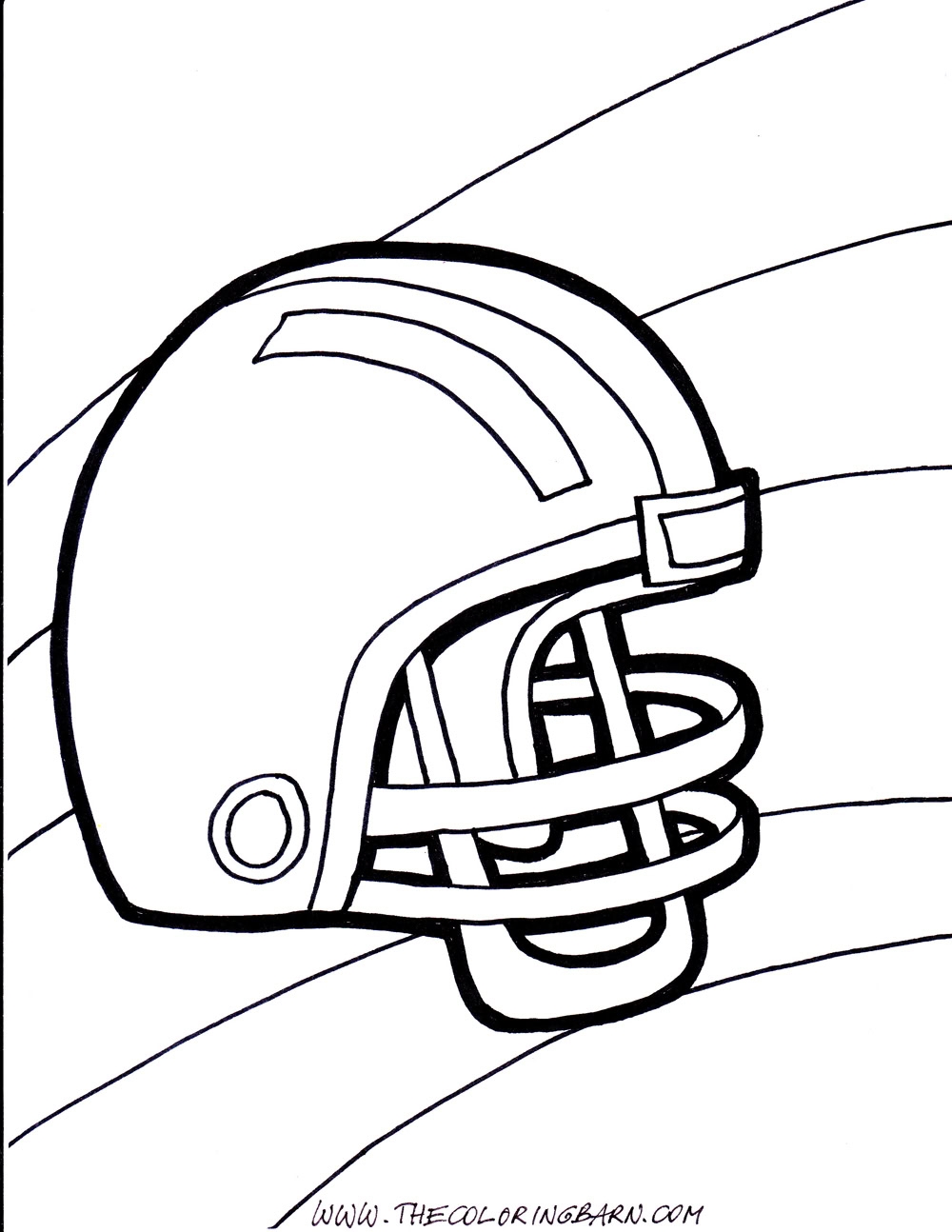 Football Coloring Pages The Coloring Barn Football Coloring Pages The Coloring Barn