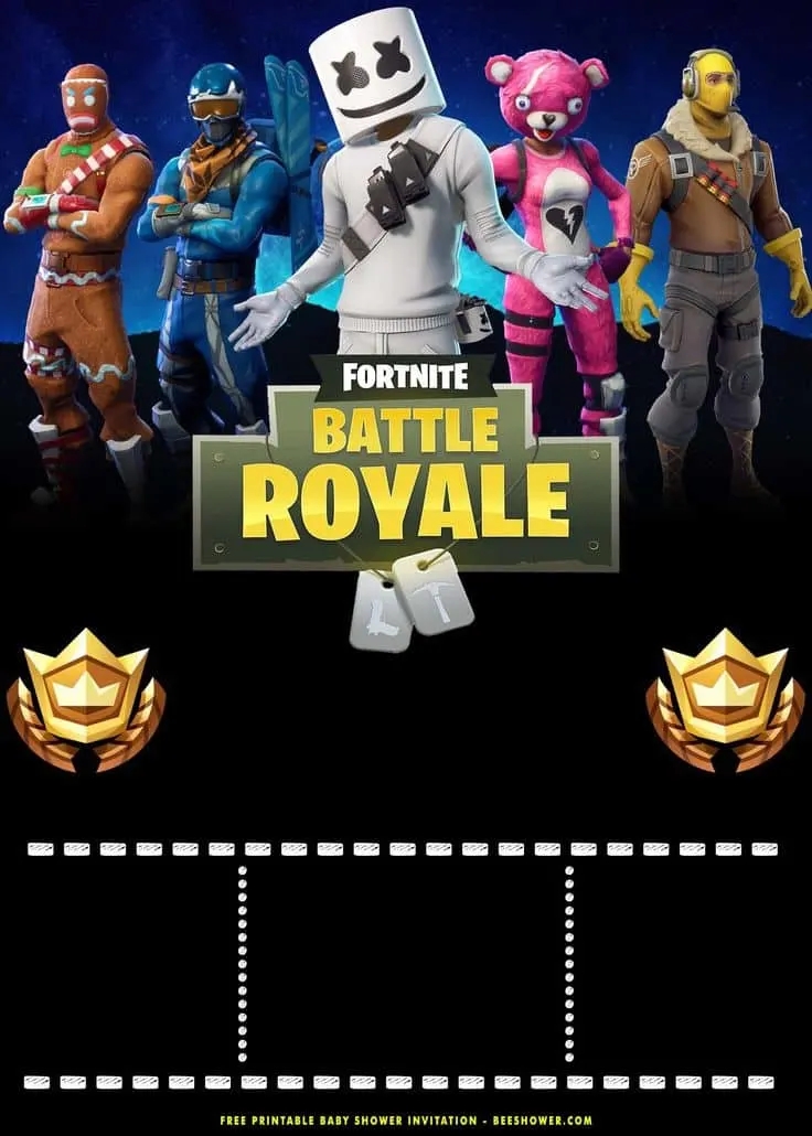 Fortnite Templates Printable