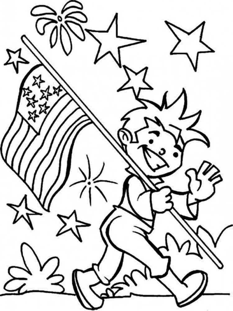 Fourth Of July Coloring Pages