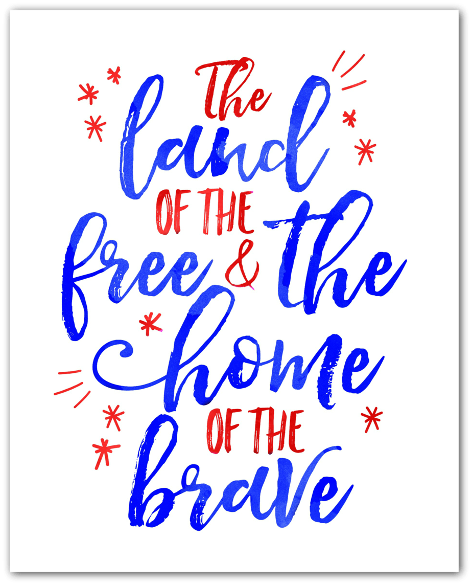 Fourth Of July Free Printables