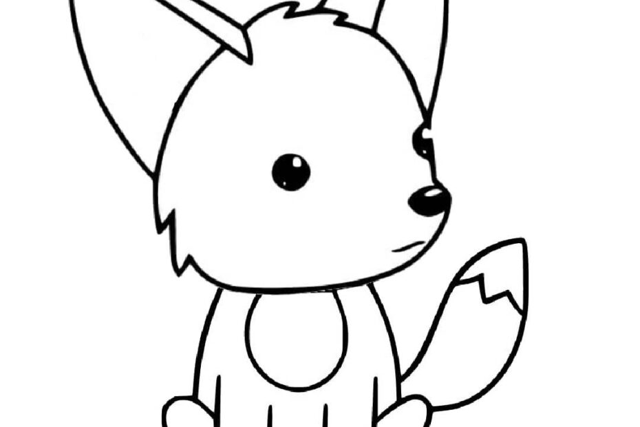Fox Coloring Pages Free Printable PDF