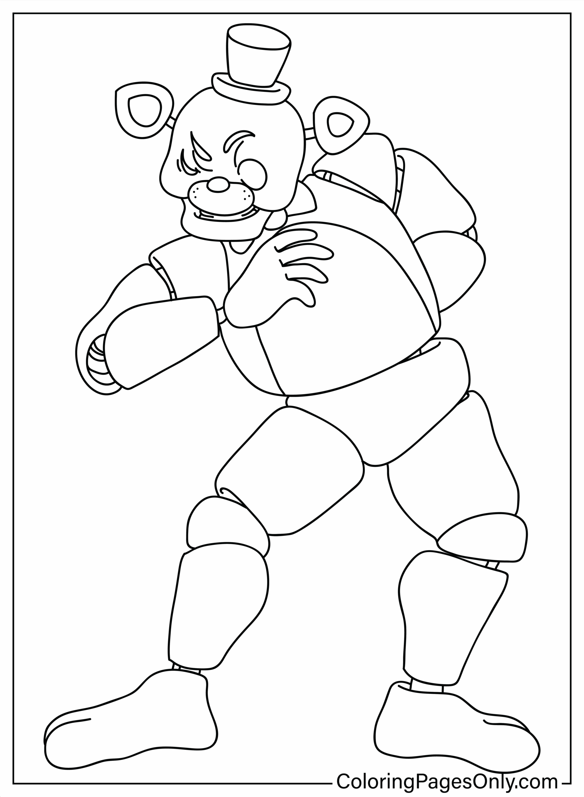 Freddy Fazbear Color Page Free Printable Coloring Pages Freddy Fazbear Color Page Free Printable Coloring Pages