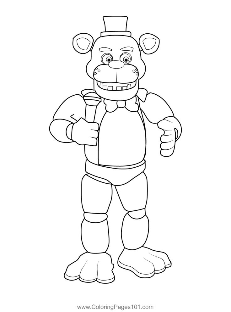 Freddy Fazbear FNAF Fnaf Coloring Pages Bear Coloring Pages Fnaf Freddy Fazbear FNAF Fnaf Coloring Pages Bear Coloring Pages Fnaf