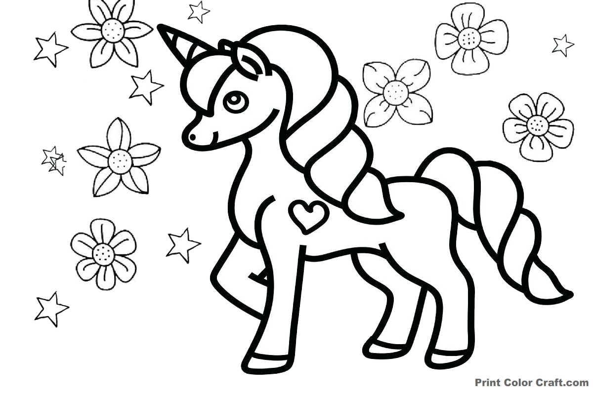 free printable coloring pages unicorns