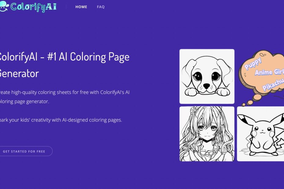 Free AI Coloring Page Generator Online Devpost