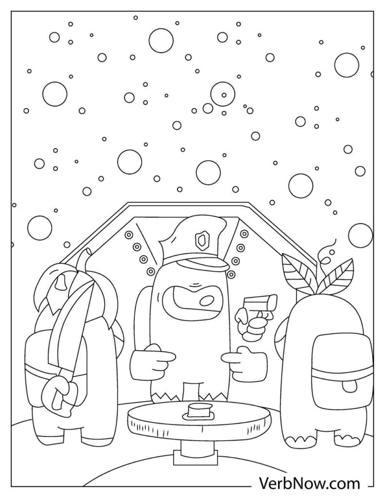 free Among Us coloring pages free Among Us coloring pages
