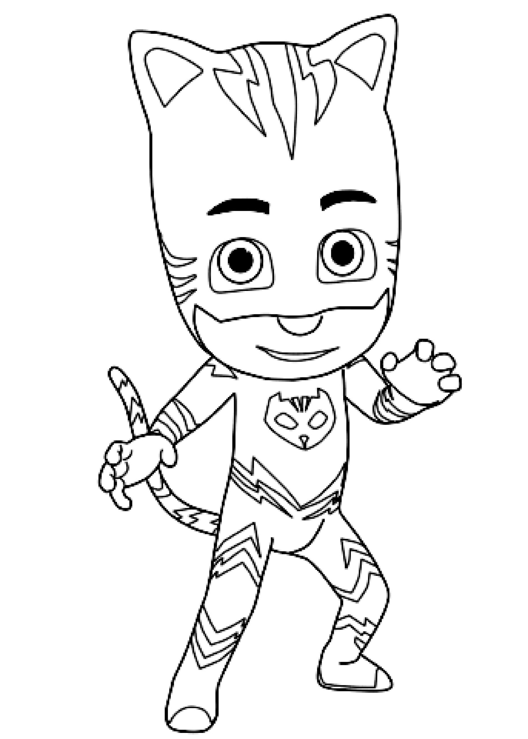 PJ Masks coloring pages owlette
