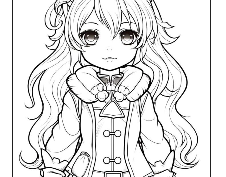 Free Anime Colouring Pages Free Printable Templates