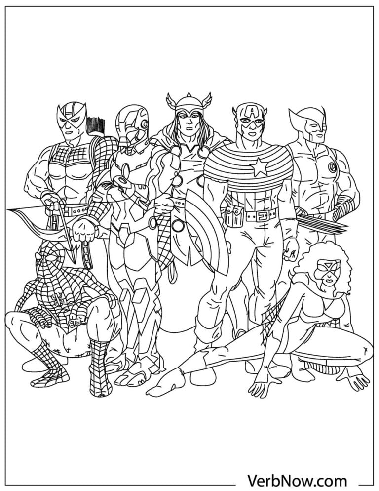 free avengers coloring pages