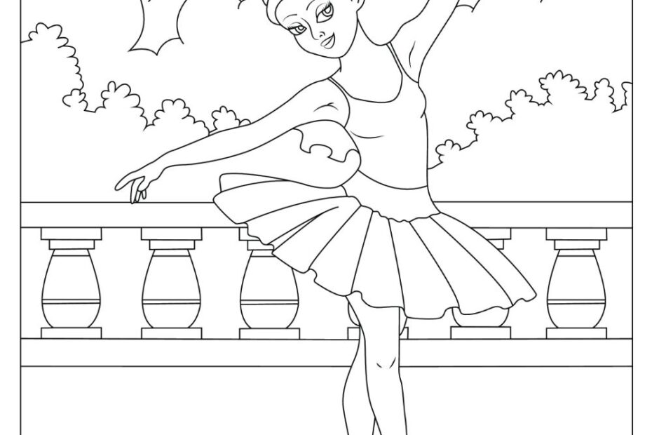 Free BALLERINA Coloring Pages For Download Printable PDF