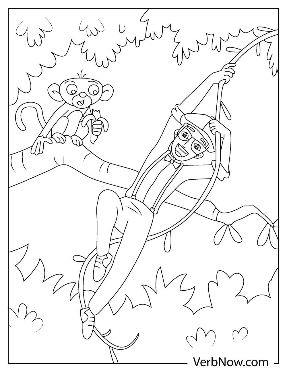 Free BLIPPI Coloring Pages For Download Printable PDF 