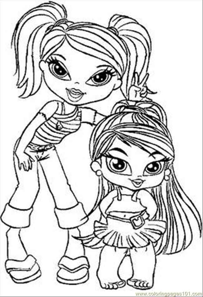 coloring pages printable Bratz coloring pages printable Bratz