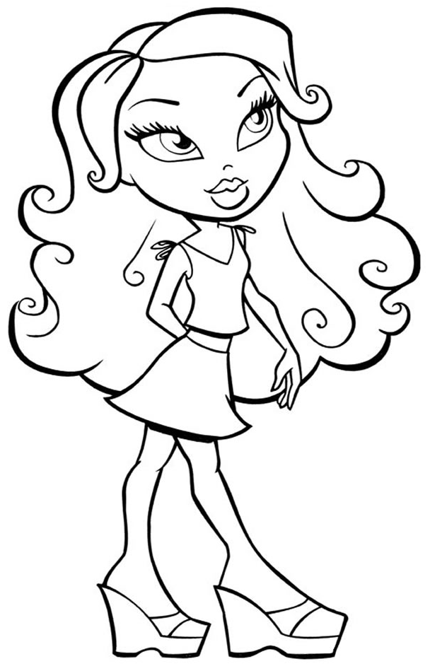 Free Bratz Printable Coloring Pages Download Free Bratz Printable 