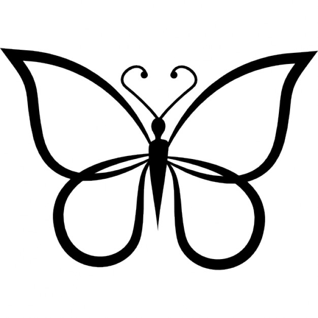 Free Butterfly Outline ClipArt Best Free Butterfly Outline ClipArt Best