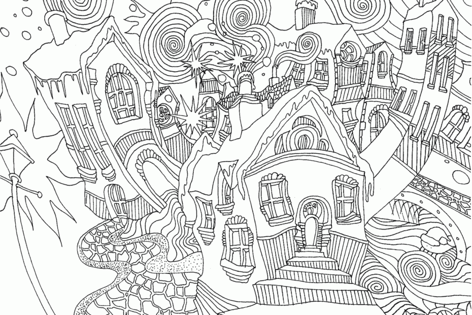 Free Christmas Coloring Pages For Adults