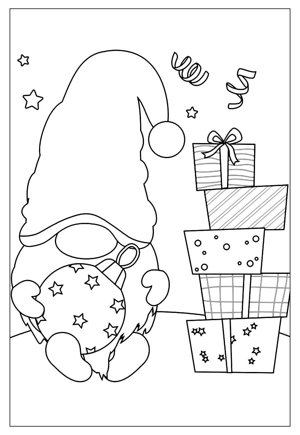 printable christmas coloring page printable christmas coloring page